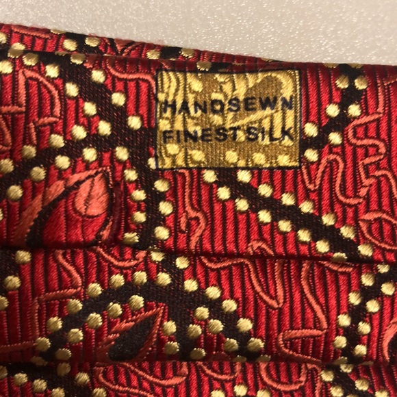 Robert Talbott SEVEN FOLD Tie- Red - Picture 4 of 9